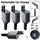 4 In 1 Car Charger 120W Retractable Design Without Light Durable Reliable Fast Charging Compact Practical Choice For Smartphones And Gadgets