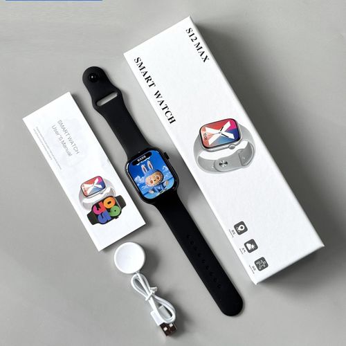 S12 Max Smart Watch 1.85" HD Full Touch Display | Bluetooth Calling, Health & Fitness Tracker