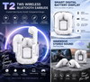 T2 TWS Wireless Bluetooth Earbuds with ENC & Digital Display