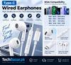 Type-C Wired Earphones for Samsung Galaxy S23, S22, S21, A54 & A34