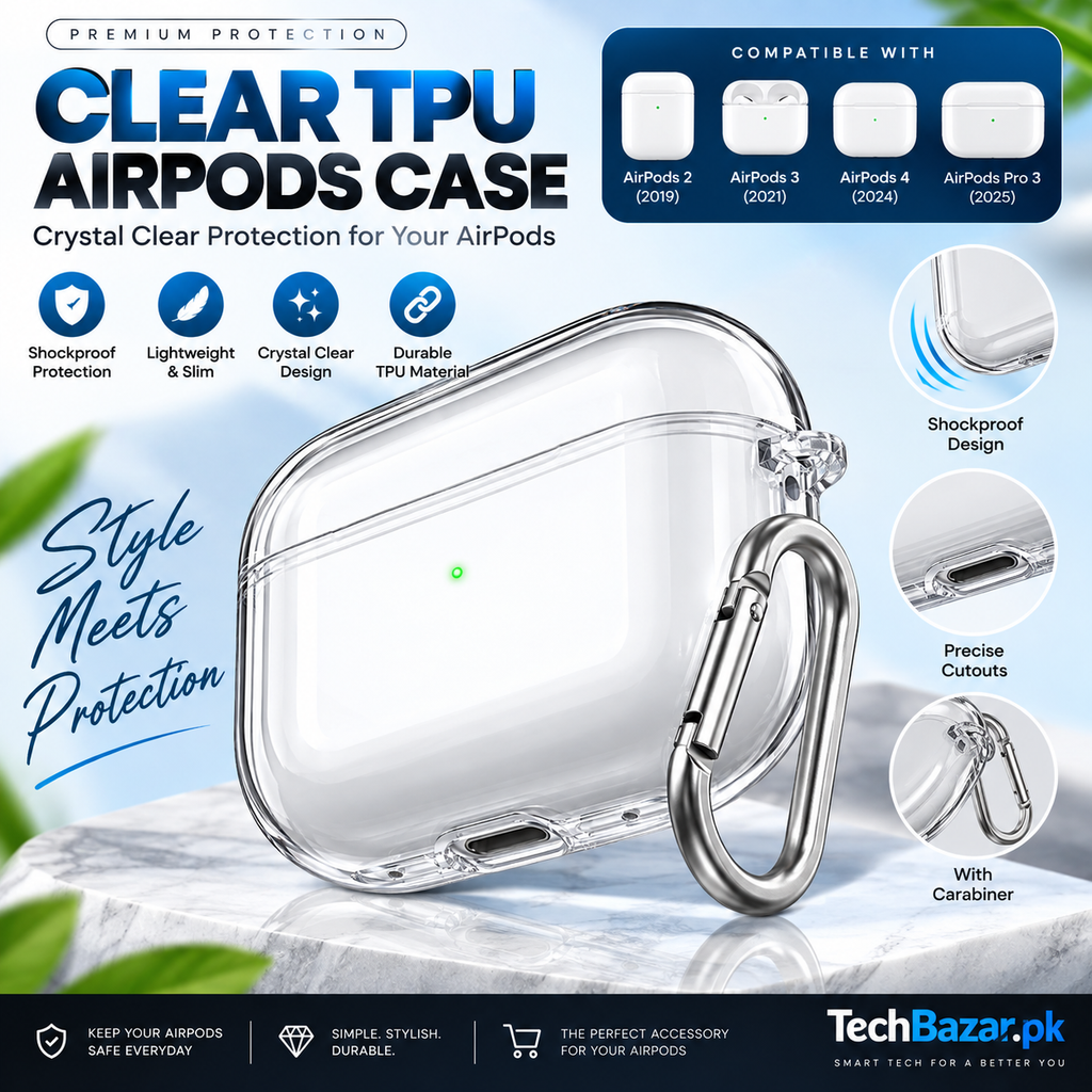 Soft Clear TPU Earphone Case For Airpods Pro 3 2025 Airpods 4 2024 Shockproof Transparent Cover For Airpods 2 3 2021 Shell Case