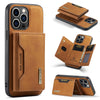 Original DG.MING 2-in-1 Detachable Magnetic Wallet Phone Case for iPhone 18 Samsung with Card Holder