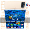 Pro14 Android 12 Tablet PC Mobile Phone MTK Octa Core 5MP+13MP Cameras 16GB Capacitive with GSM 4G 5G New