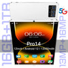 Pro14 Android 12 Tablet PC Mobile Phone MTK Octa Core 5MP+13MP Cameras 16GB Capacitive with GSM 4G 5G New