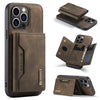 Original DG.MING 2-in-1 Detachable Magnetic Wallet Phone Case for iPhone 18 Samsung with Card Holder