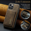 Original DG.MING 2-in-1 Detachable Magnetic Wallet Phone Case for iPhone 18 Samsung with Card Holder