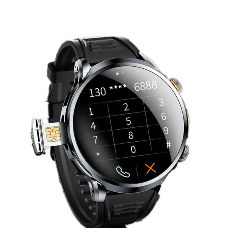 Popular 2026 Android Smart Watch Global Net Video Tiktok Youtube WiFi GPS HD Screen Camera Fitness Track 4G SIM Card Sport Reloj