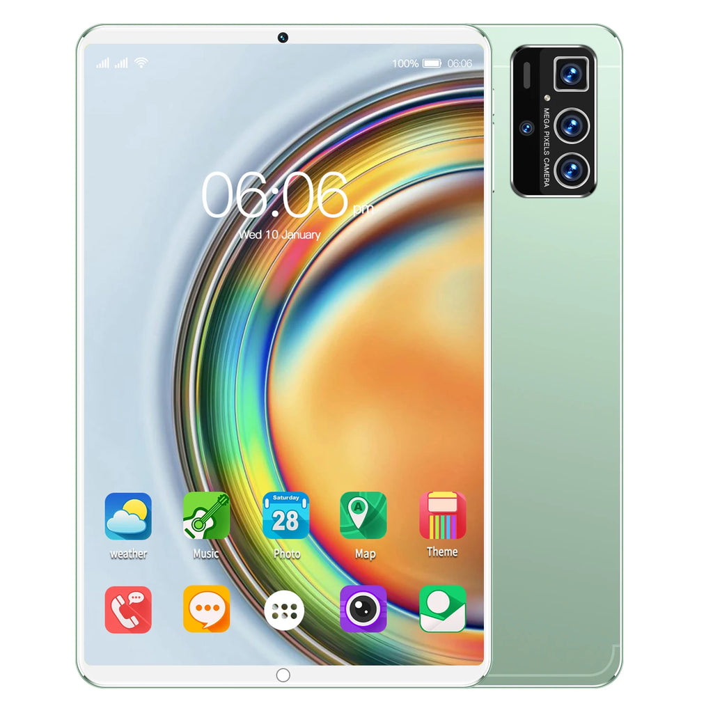 Pro 14 11 Inch Stream Tablet 16GB+1TB 108MP 8000mAh 5G MTK Wi-Fi Dual SIM+TF Night Vision Triple Cam Social Live AI Capture
