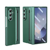 Fully Shockproof Leather Glass Screen Camera Protect Phone Cover with Pen Slot Phone Case for Samsung W25 Z Fold 7 6 5 4