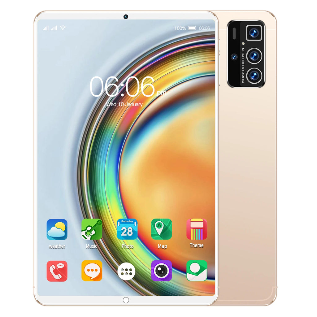 Pro 14 11 Inch Stream Tablet 16GB+1TB 108MP 8000mAh 5G MTK Wi-Fi Dual SIM+TF Night Vision Triple Cam Social Live AI Capture
