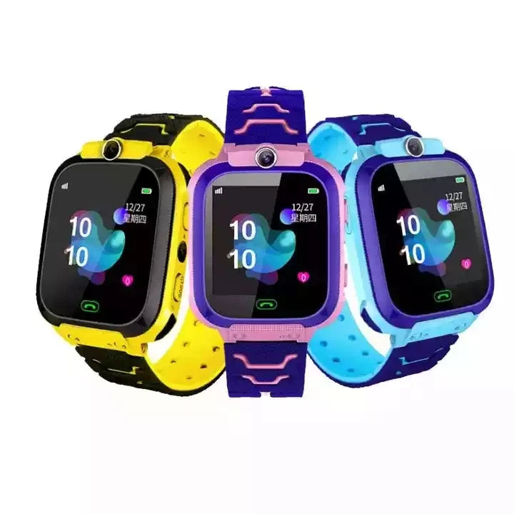 Hot Selling Kids Watch Q12 GPS LBS Tracker Video Call SOS Do Not Disturb Class Mode Waterproof Smartwatch