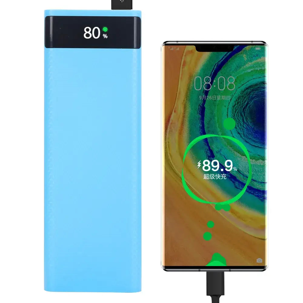 22.5W Flash Charging 18650 Battery Box – DIY Fast Charging Power Bank Kit