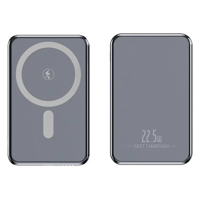 Ultra-Thin MagSafe Magnetic Wireless Power Bank 10000mAh – Aluminum Alloy Mini Charger