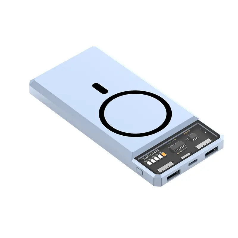 Transparent MagSafe Magnetic Wireless Power Bank 20000mAh – Portable Fast Charging Power Bank