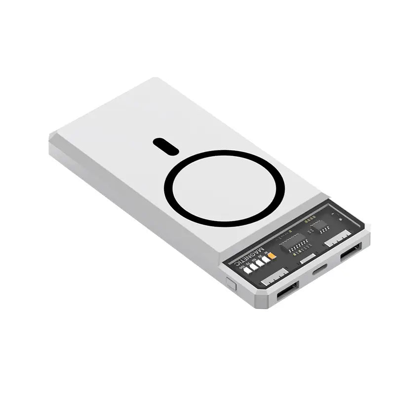 Transparent MagSafe Magnetic Wireless Power Bank 20000mAh – Portable Fast Charging Power Bank