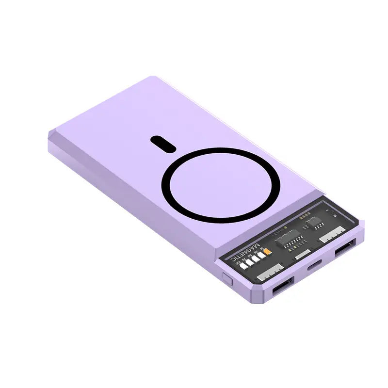 Transparent MagSafe Magnetic Wireless Power Bank 20000mAh – Portable Fast Charging Power Bank