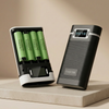 4-Cell 18650 Battery Power Bank Case – Solder-Free Rechargeable Power Bank with Reverse Protection