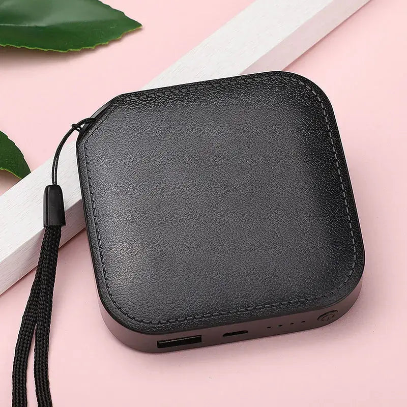 Mini Portable Power Bank 20000mAh – Compact White Fast Charging Battery Pack
